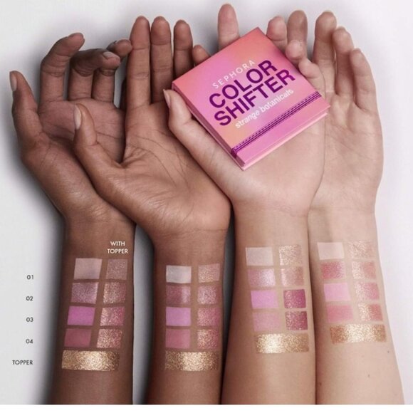 SEPHORA Mini Color Shifter Strange Botanicals Eyeshadow Palette Freaky Pink Rose - Picture 5 of 9